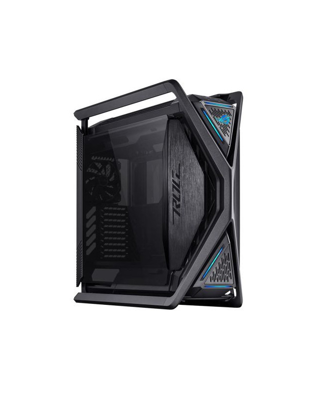 Asus ROG Hyperion GR701 Gaming Case w/ Glass Windows, E-ATX, 4x 14cm Fans, Dual 420mm Radiator Support, USB-C (60W FC), Fan Hub & Lighting Panel, Black