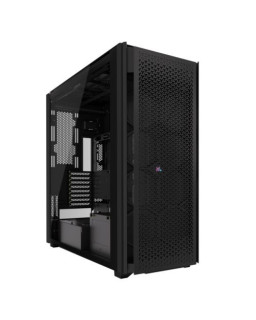 Corsair iCUE LINK 9000D RGB Airflow Gaming Case w/ Glass Side, E-ATX, Dual System, Up to 18 Fans, InfiniRail Fan Mounting, iCUE LINK Hub, USB-C,  Asus BTF Compatible, Black