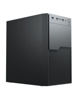 Vida Enterprise Black Office Case, Micro ATX, 12cm Fan, Mesh Front