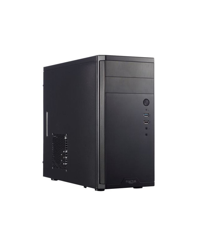 Fractal Design Core 1100 Case, Micro ATX, Brushed Aluminium-look, 350mm GPU Support, USB 3.0, 1 Fan