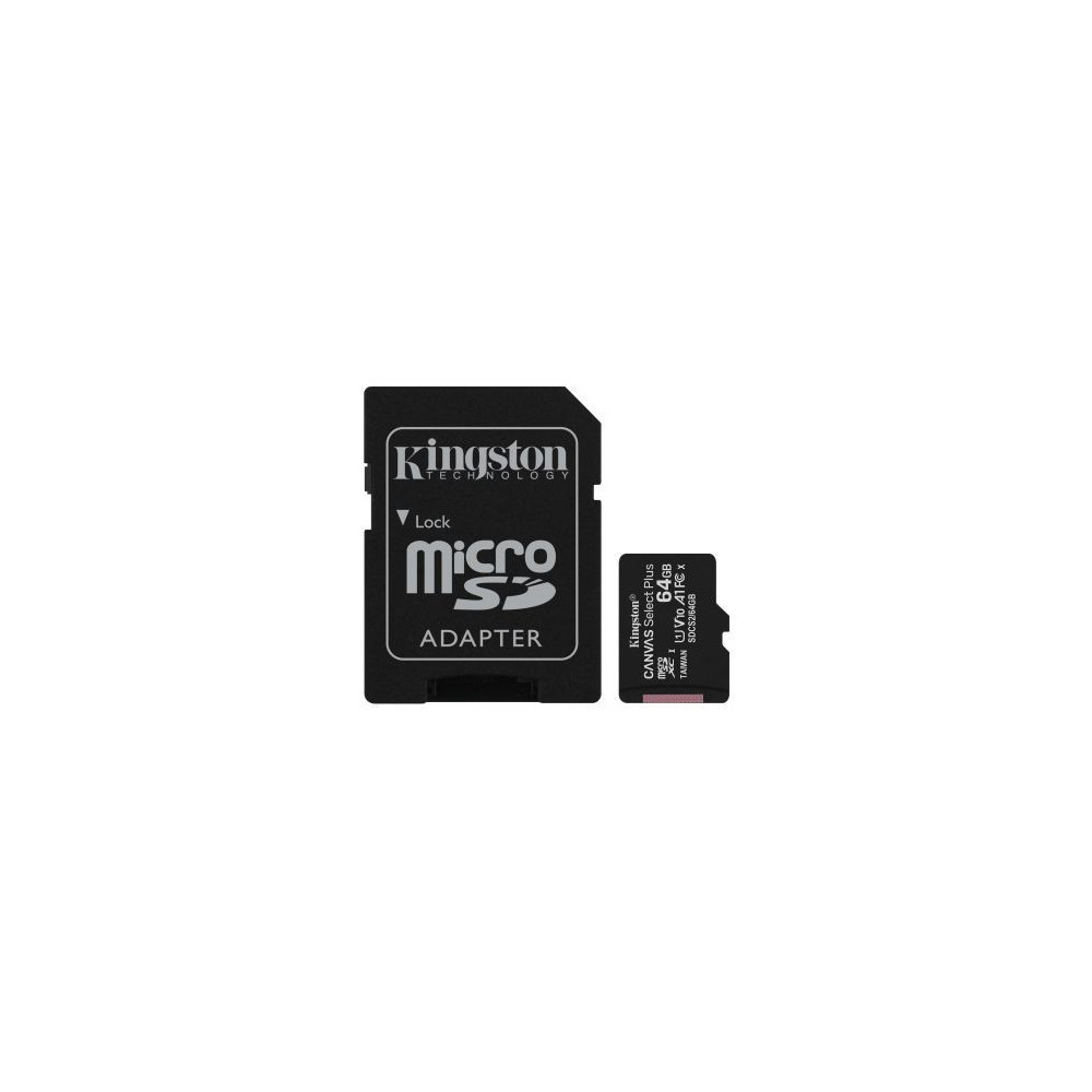 64GB Micro SD memory card Kingston Class 10
