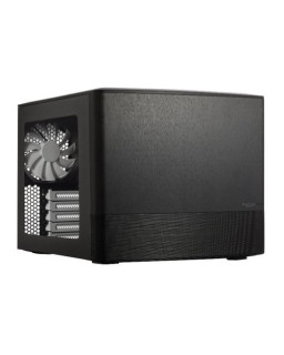 Fractal Design Node 804 (Black) Cube Case w/ Clear Window, Micro ATX, Brushed Al. Front, Optical Drive Option, 280mm Watercooling, 3 Fans, Fan Controller