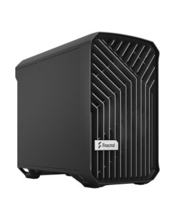 Fractal Design Torrent Nano (Black Solid) Case, Mini ITX, 1 Fan, ATX PSU & 335mm GPU Support, 280mm Watercooling, Front Grille, USB-C