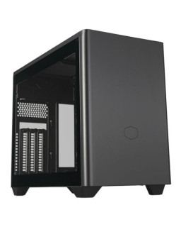 Cooler Master MasterBox NR200P V2 Case w/ Glass or Mesh Side, Mini ITX, Requires SFX/SFX-L PSU, 1x Fan, USB-C, 356mm GPU & 280mm Radiator Support, Black