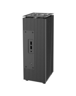 Akasa Turing AC Pro Contemporary Premium Fanless Case for Intel NUC 13 Pro, 40W TDP, 2.5” SSD/HDD, Vertical/Horizontal