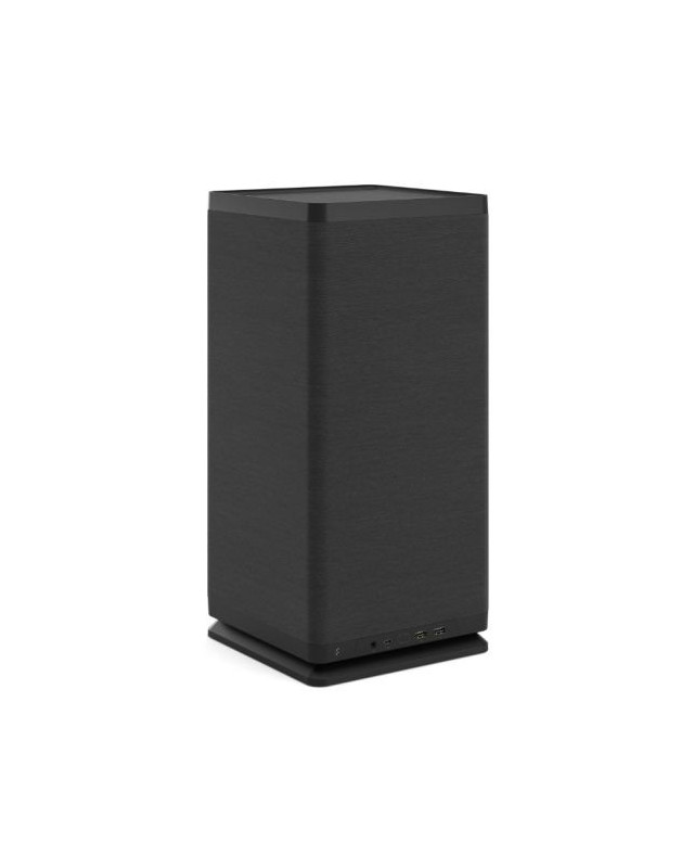 Fractal Design Mood (Black) SFF Case, Mini ITX, Requires SFX/SFX-L PSU, 1 Fan, PCIe 4.0 Riser Card, USB-C, 325mm GPU & 280mm Radiator Support