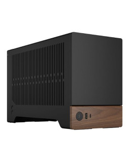 Fractal Design Terra Graphite SFF PC Case, Mini ITX, Walnut Front, Anodized Aluminium Exterior, 322mm GPU Support, Requires SFX/SFX-L PSU, USB-C