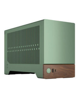 Fractal Design Terra Jade SFF PC Case, Mini ITX, Walnut Front, Anodized Aluminium Exterior, 322mm GPU Support, Requires SFX/SFX-L PSU, USB-C