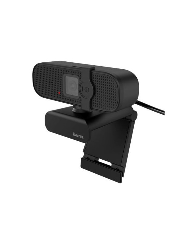 Hama C-400 FHD Webcam with Mic, 1080p, 30fps, Closable Lens, 360° Swivel Range, 70° Visual Angle