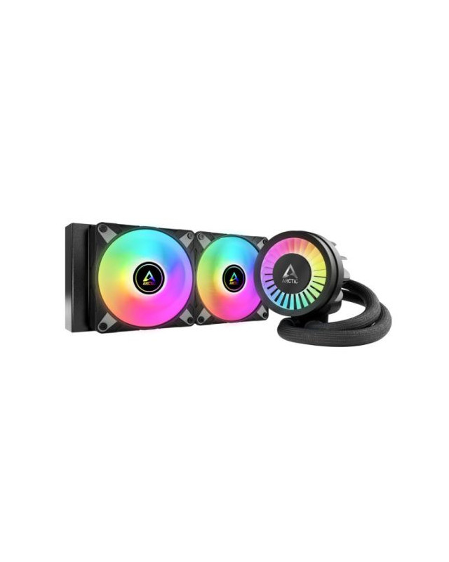 Arctic Liquid Freezer III A-RGB 240mm Liquid CPU Cooler, P12 PWM PST ARGB Fans & ARGB PWM Controlled Pump, Black