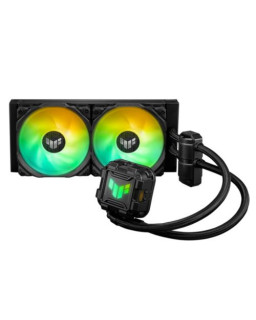 Asus TUF Gaming LC II 240 ARGB Liquid CPU Cooler, 240mm Radiator, ARGB Pump Head, 2 x Gen2 ARGB PWM Fans