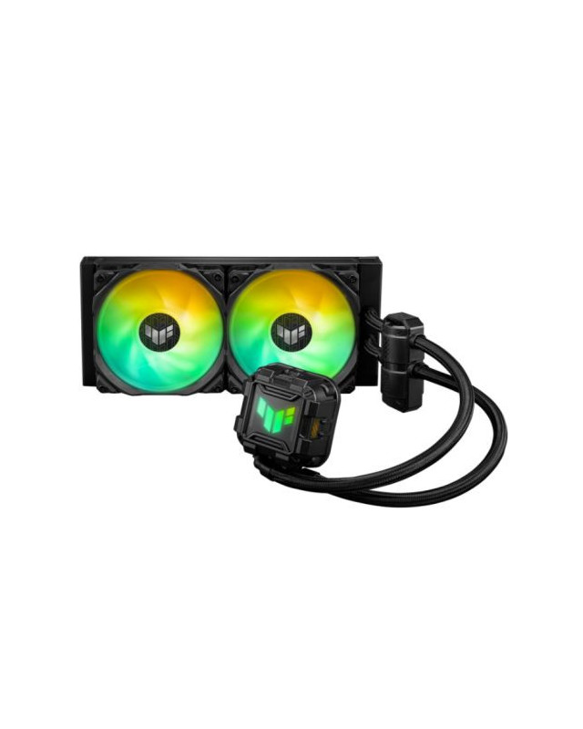 Asus TUF Gaming LC II 240 ARGB Liquid CPU Cooler, 240mm Radiator, ARGB Pump Head, 2 x Gen2 ARGB PWM Fans