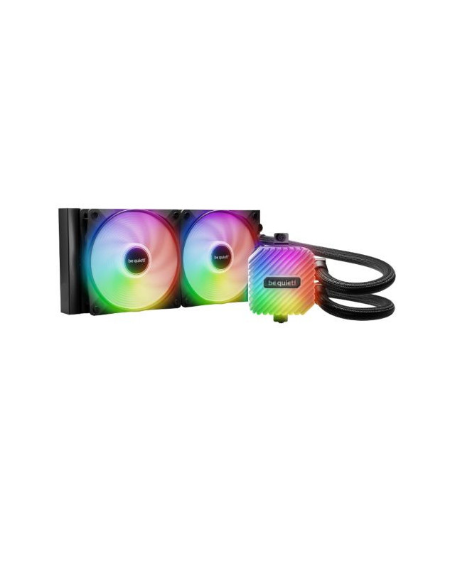 Be Quiet! Light Loop 240mm ARGB Liquid CPU Cooler, 2x Light Wings LX PWM Fans, ARGB Cooling Block, ARGB-PWM-Hub