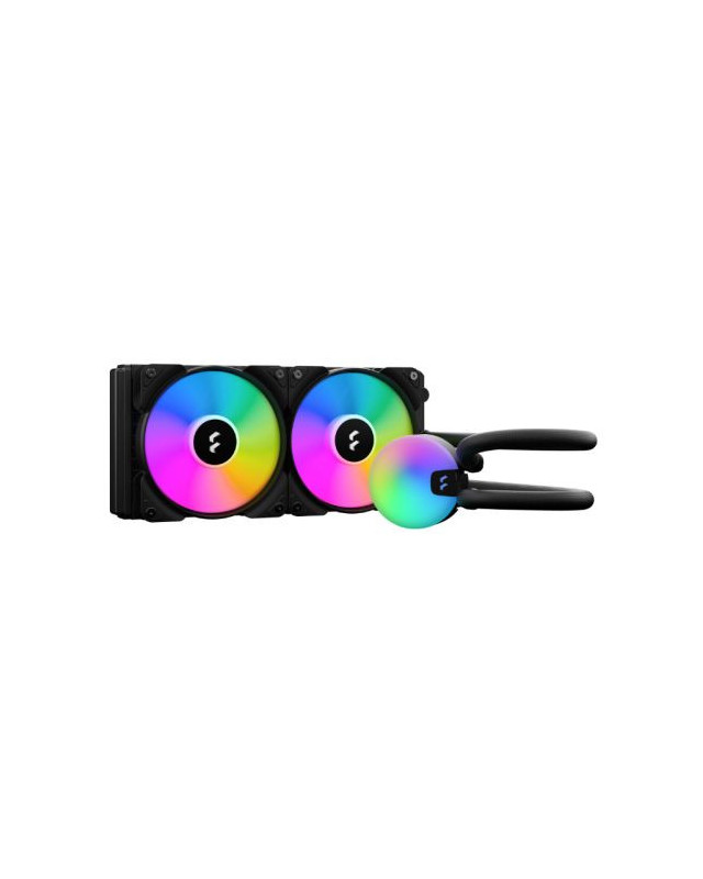 Fractal Design Lumen S24 V2 240mm ARGB Liquid CPU Cooler, ARGB Pump, 2x Aspect 12 RGB PWM Fans