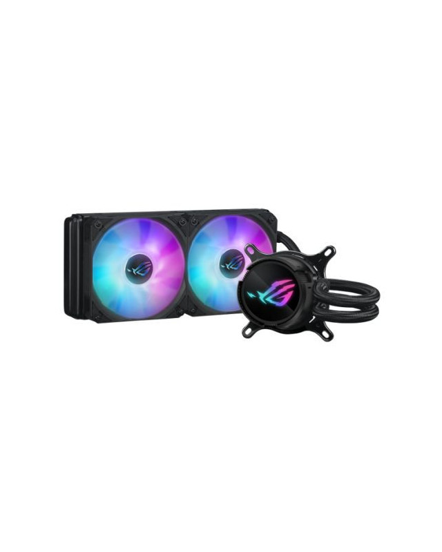 Asus ROG STRIX LC III 240 ARGB Liquid CPU Cooler, 240mm, 7th Gen v2 Asetek Pump, ARGB Fans, Rotatable Water Block