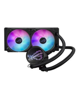Asus ROG Ryuo III 240 ARGB 240mm Liquid CPU Cooler, 8th Gen Asetek Pump, 2 x ARGB Fans, Anime Matrix LED Display