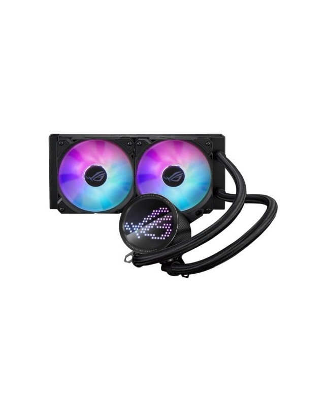 Asus ROG Ryuo III 240 ARGB 240mm Liquid CPU Cooler, 8th Gen Asetek Pump, 2 x ARGB Fans, Anime Matrix LED Display