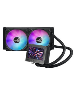 Asus ROG Ryujin III 240 ARGB 240mm Liquid CPU Cooler, 2x ROG ARGB Fans, Customisable 3.5" LCD Display, New Control Software, Black