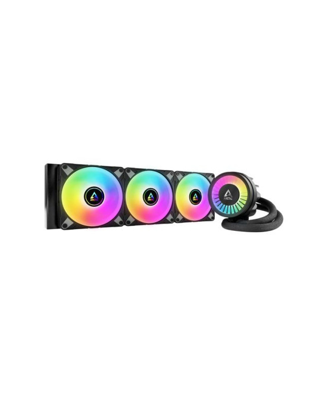 Arctic Liquid Freezer III A-RGB 360mm Liquid CPU Cooler, P12 PWM PST ARGB Fans & ARGB PWM Controlled Pump, Black