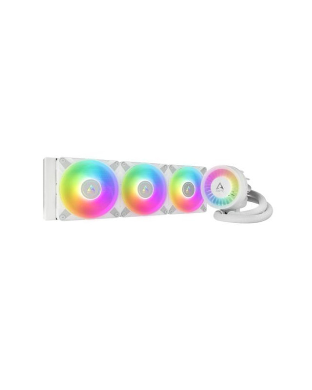 Arctic Liquid Freezer III A-RGB 360mm Liquid CPU Cooler, P12 PWM PST ARGB Fans & ARGB PWM Controlled Pump, White