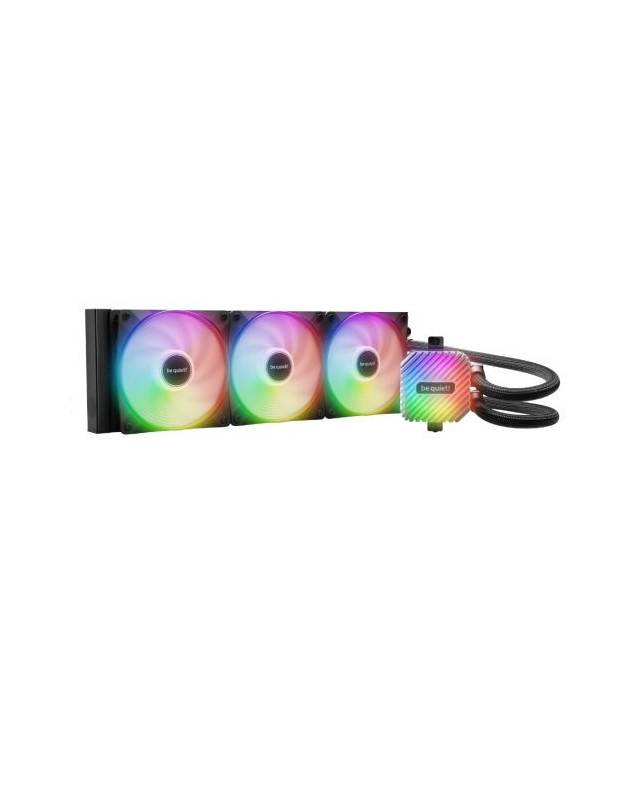 Be Quiet! Light Loop 360mm ARGB Liquid CPU Cooler, 3x Light Wings LX PWM Fans, ARGB Cooling Block, ARGB-PWM-Hub
