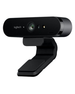 Logitech BRIO 500 4K UHD 13MP HDR Webcam, USB-A, Light Correction, Privacy Shutter, Noise-Cancelling Mics, Windows Hello Support, Graphite