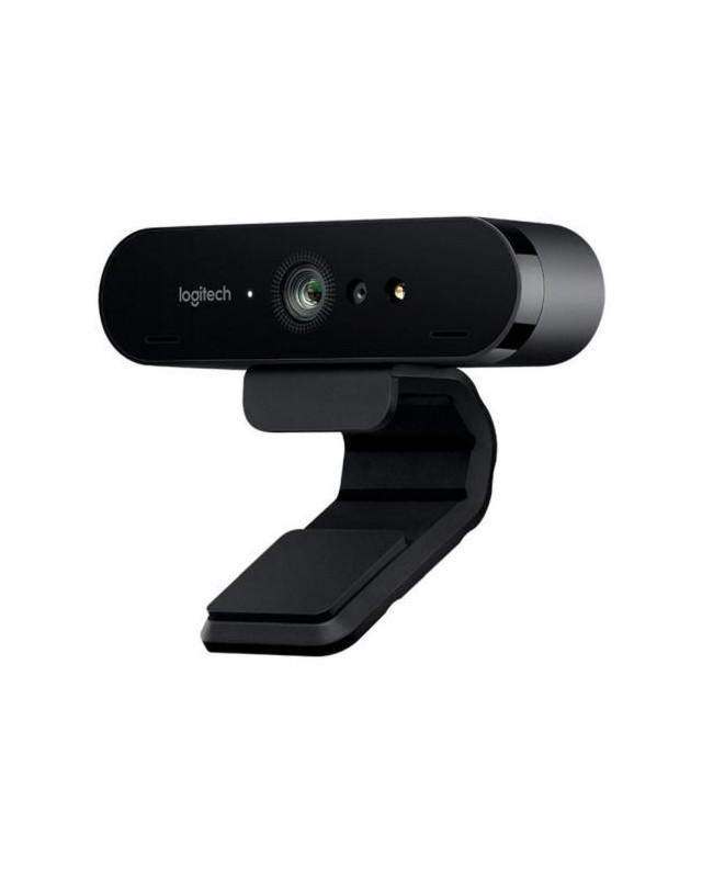 Logitech BRIO 500 4K UHD 13MP HDR Webcam, USB-A, Light Correction, Privacy Shutter, Noise-Cancelling Mics, Windows Hello Support, Graphite
