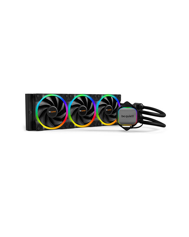 Be Quiet! Pure Loop 2 FX RGB 360mm Liquid CPU Cooler, 3 x 12cm Light Wings ARGB Fans, ARGB PWM Hub