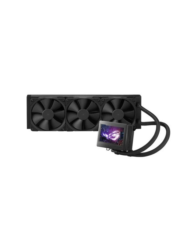 Asus ROG Ryujin III 360mm Liquid CPU Cooler, 3x 12cm PWM Noctua Fans, Full Colour Customisable LCD Display