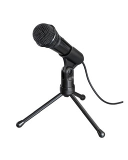 Hama MIC-P35 Allround Microphone for PC and Notebooks, 3.5mm Jack, Tripod