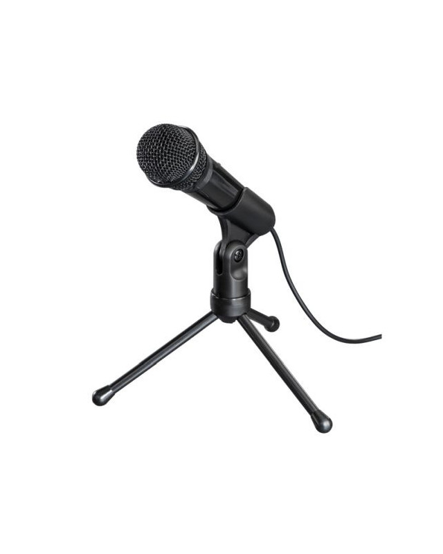 Hama MIC-P35 Allround Microphone for PC and Notebooks, 3.5mm Jack, Tripod
