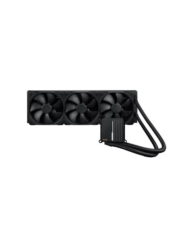 Asus ProArt LC 420 Liquid CPU Cooler, 3 Phase Motor, 3x Noctua NF-A14 Fans, illuminated Status Meter