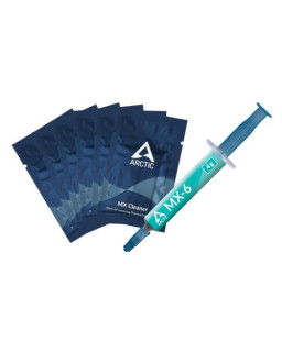 Arctic MX-6 Thermal Compound 4g Syringe & 6x MX Cleaner Wipes