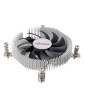 Akasa AK- AK-CC7129BP01 Aluminium Thin Mini-ITX Cooler, 775, 115X & 1200, PWM Fan, 21mm High
