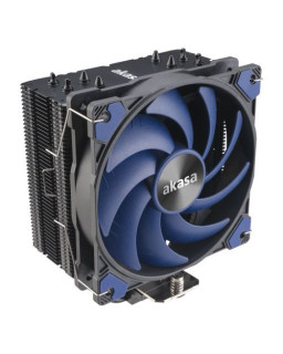 Akasa Alucia H4 Plus Heatsink & Fan, Intel & AMD Sockets, 4-Heatpipe, 12cm PWM Fan, Hydro Dynamic Bearing, 185W TDP