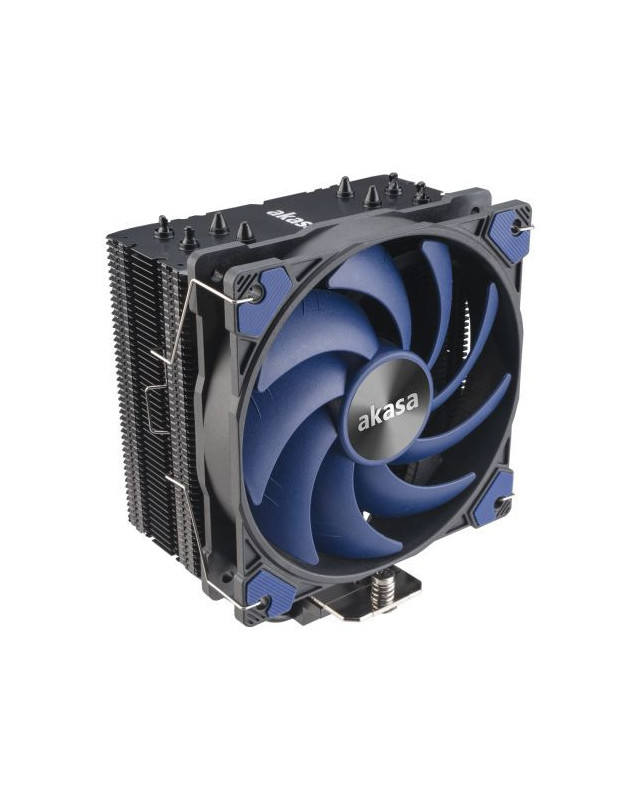 Akasa Alucia H4 Plus Heatsink & Fan, Intel & AMD Sockets, 4-Heatpipe, 12cm PWM Fan, Hydro Dynamic Bearing, 185W TDP