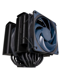 Cooler Master MasterAir MA824 Stealth Dual Tower Heatsink & Fans, Intel/AMD, 8 Heat Pipes, 2x Mobius Fans, 157mm High, All Black Design
