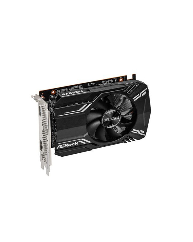 Asrock RX6400 Challenger ITX 4GB, 4GB DDR6, PCIe4, HDMI, DP, 2321MHz Clock, AMD RDNA 2, 0dB Cooling, Compact Design