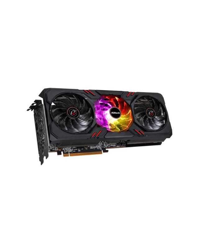 Asrock RX7600 Phantom Gaming 8GB OC, PCIe4, 8GB DDR6, HDMI, 3 DP, 2755MHz Clock, Overclocked, RGB