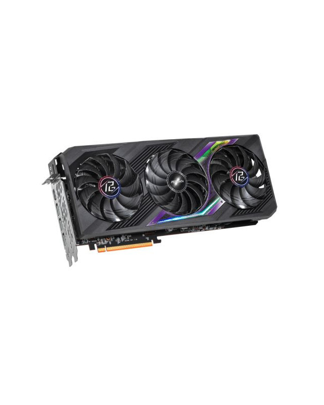 Asrock RX7700 XT Phantom Gaming 12GB OC, PCIe4, 12GB DDR6, HDMI, 3 DP, 2599MHz Clock, RGB, Overclocked