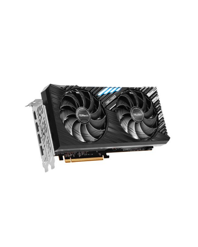 Asrock RX7800 XT Challenger 16GB OC, PCIe4, 16GB DDR6, HDMI, 3 DP, 2475MHz Clock, LED Indicators, Overclocked