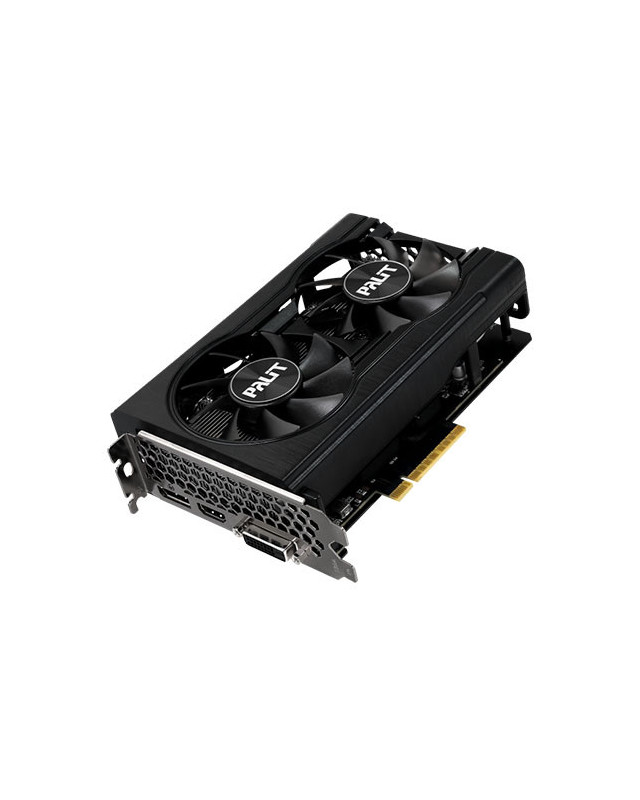 Palit RTX3050 DUAL V2, PCIe4, 8GB DDR6, DVI, HDMI, DP, 1777MHz Clock, RGB Lighting