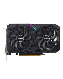 Asus DUAL RTX3050 OC V2, PCIe4, 8GB DDR6, HDMI, DP, DVI, 1852MHz Clock, RGB Lighting, Overclocked