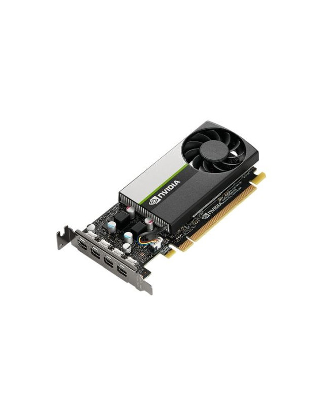 PNY T1000 Professional Graphics Card, 4GB DDR6, 896 Cores, 4 miniDP 1.4, Low Profile (Bracket Included), OEM (Brown Box)