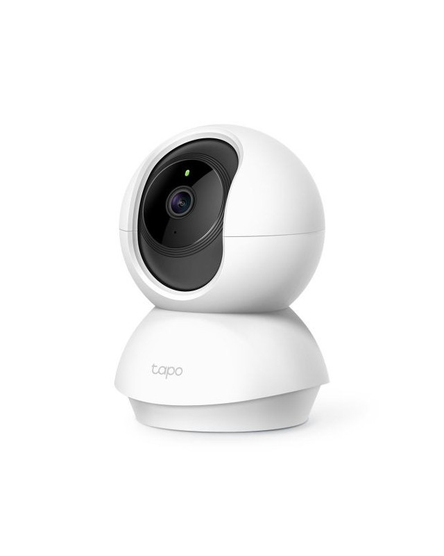 TP-LINK (TAPO C200) Pan/Tilt Home Security Wi-Fi Camera, 1080p, Night Vision, Motion Detection, Alarms, 2-way Audio, Voice Control, SD Card Slot