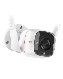 TP-LINK (TAPO C310) Outdoor Security Camera, Wired/Wireless, Ultra HD, Night Vision, Motion Detection, Alarms, 2-way Audio, Voice Control, SD Card Slot