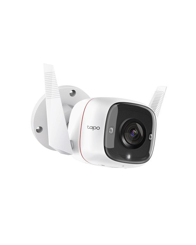TP-LINK (TAPO C310) Outdoor Security Camera, Wired/Wireless, Ultra HD, Night Vision, Motion Detection, Alarms, 2-way Audio, Voice Control, SD Card Slot
