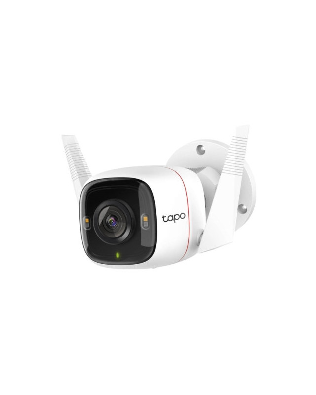 TP-LINK (TAPO C320WS) Outdoor Security Wi-Fi Camera, Wired/Wireless, Ultra HD, Night Vision, Motion Detection, Alarms, 2-way Audio, Voice Control, SD Card Slot