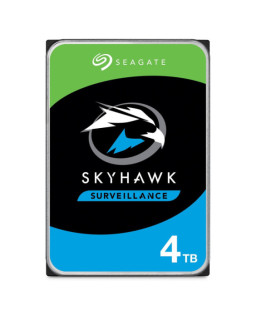 Seagate 3.5", 4TB, SATA3, SkyHawk Surveillance Hard Drive, 256MB Cache, 16 Drive Bays Supported, 24/7, CMR, OEM