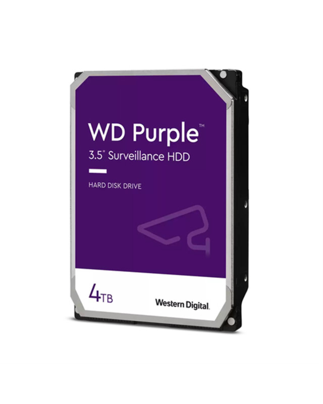 WD 3.5", 4TB, SATA3, Purple Surveillance Hard Drive, 256MB Cache, OEM